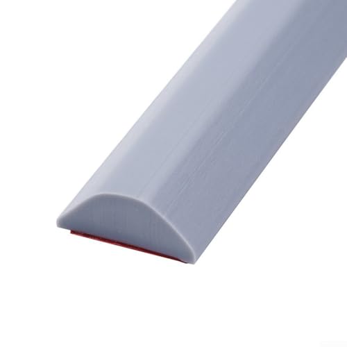 Silikon-Dichtungsstreifen zum Blockieren von Wasser in Badezimmern, effektive Wassersperre (grau, 50 cm) von Allthingstore