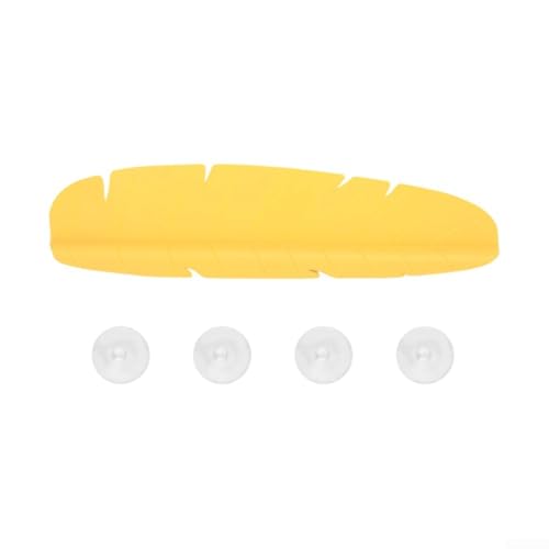 Spritzschutz für Küchenspüle mit einzigartigem Bananenblatt-Design, verhindert Wasserschäden auf Arbeitsplatten (gelb) von Allthingstore