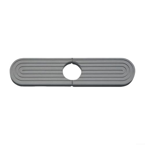 Spültisch-Wasserhahn-Matte mit Kieselgur absorbiert Wasser schnell und verbessert die Heimdekoration (dunkelgrau) von Allthingstore