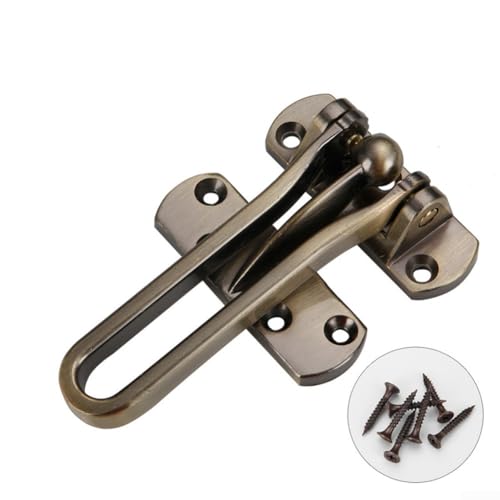 Stabiler Sicherheitsschnäpper für Türen mit effektivem Diebstahlsicherungssystem (Cyanbronze) von Allthingstore