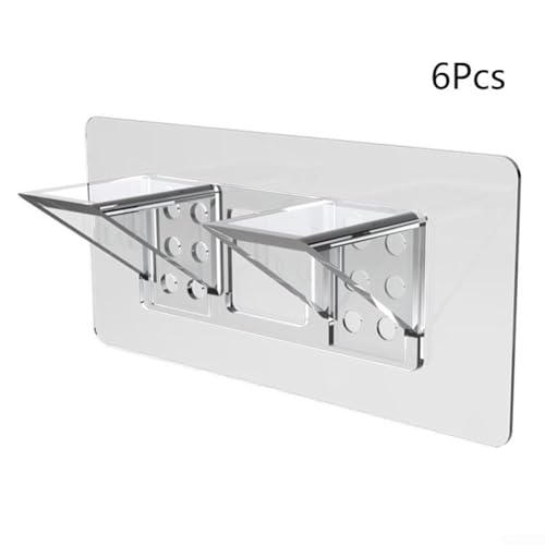 Starke dreieckige Regalstützen, doppellagiges Design, Wandgarderobe (6 Stück) von Allthingstore