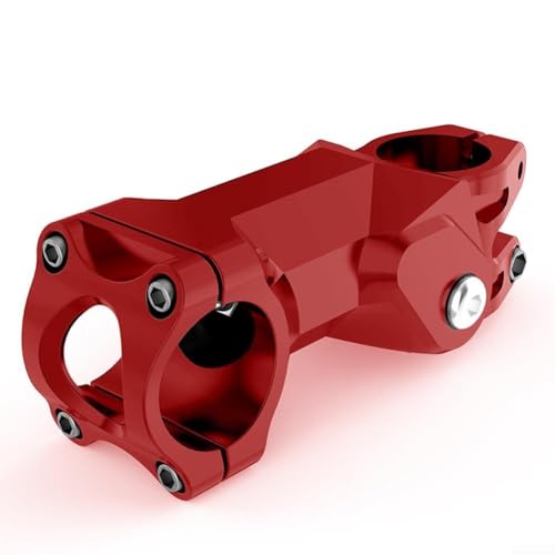 Stoßdämpfender Vorbau für 28 6 mm Gabel und 31 8 mm Lenker bietet Komfort auf unebenen Oberflächen für Radfahrer (rot) von Allthingstore