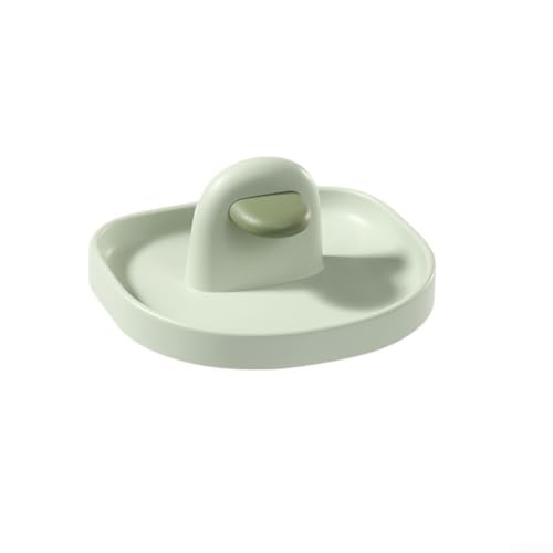 Tidy Up Your Cooking Area Heat Resistant Spoon Rest with Convenient Lid Holder (Green) von Allthingstore