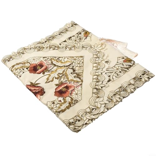 Tischläufer mit Landhaus-Motiv, perfekte Satin-Tischdecke für Veranstaltungen und Abendessen (40 x 246 cm) von Allthingstore