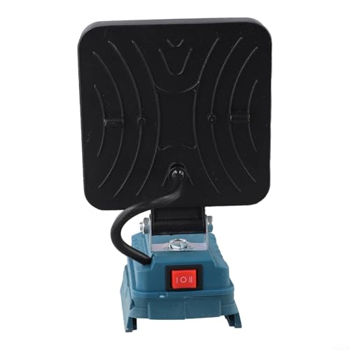 Tragbare Arbeitslampe mit elektrischer Taschenlampe und USB-Ladefunktion für Bosch LiIon Akku Einsatz (A) von Allthingstore