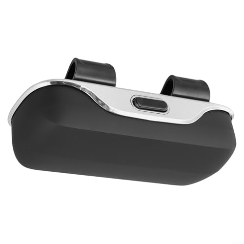 Tragbarer Brillenhalter für Auto, Sonnenbrillenetui mit bequemer Installation (Beige) von Allthingstore