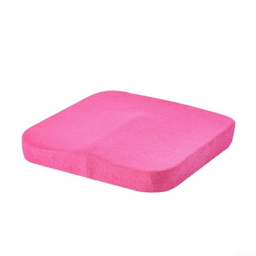 Tragbares Kissen aus Memory-Schaum für Ess- und Bürostühle, leicht und einfach zu bewegen (Rosarot) von Allthingstore