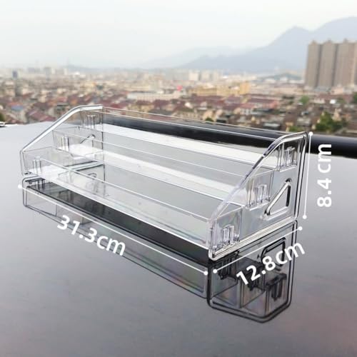 Transparente Acryl-Leiter-Aufbewahrungsbox mit mehreren Schichten für die Präsentation von Figuren, Kosmetika und Sammlerstücken in Heim- oder Einzelhandelseinstellungen (3 Ebenen) von Allthingstore