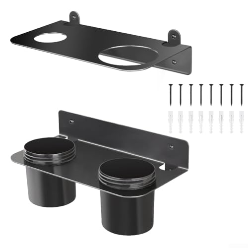 Trichterhalterung zur Wandmontage, für Autoreparatur und Garage, Auslaufschutz-Design mit zwei Metall- und Kunststoffstützen, inklusive Montagezubehör Trichterhalterung zur Wandmontage, für Autoreparatur und Garage, Auslaufschutz-Design mit zwei Metall- und Kunststoffstützen, inklusive Montagezubehör von Allthingstore