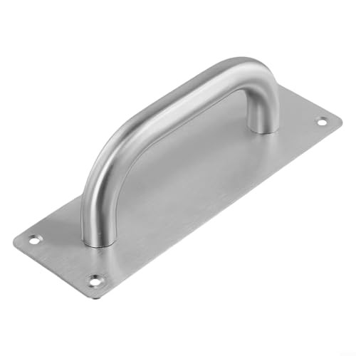 Türgriff aus Edelstahl für Holz- und Aluminiumtüren, ideal für Scheune und Gartenhäuser (schwarz) von Allthingstore