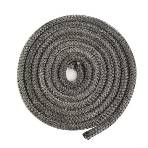 Unverzichtbares Zubehör für Ihre Pellet- oder Holzofen-Faser-Dichtung, 2 Meter lang (6 mm) von Allthingstore