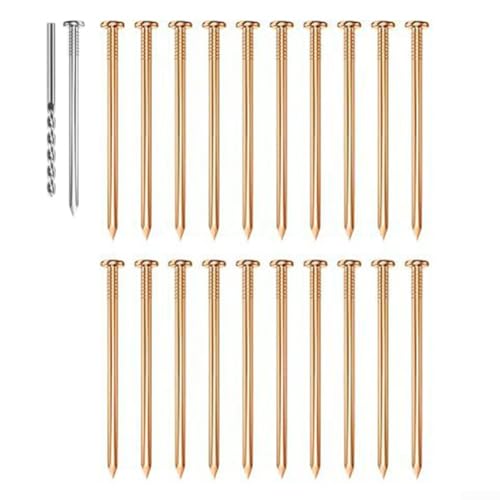 Verbessern Sie Ihre Gartenstrategie mit Kupfernägeln für Baumstümpfe, einfach zu bedienen und umweltfreundlich (20 Stück) von Allthingstore