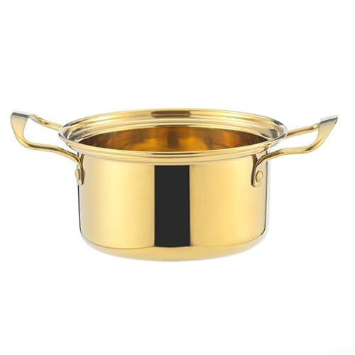 Verdickter Shabu-Topf aus Edelstahl mit zwei Geschmacksfächern für einzigartige kulinarische Erlebnisse (5 Stahl-Ohrmuschel) von Allthingstore