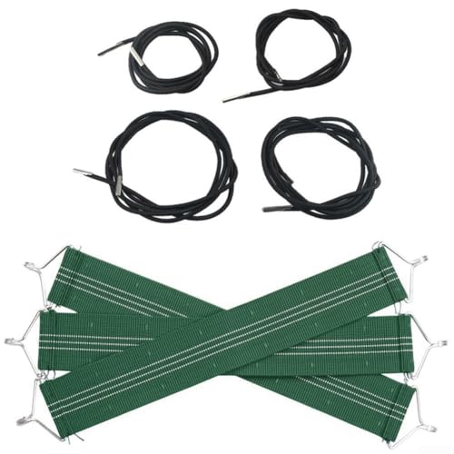 Verstärktes Gurt- und Seil-Set für Loungesessel, verbessert die Funktionalität Ihrer Sitzlösung (grünes Set) von Allthingstore