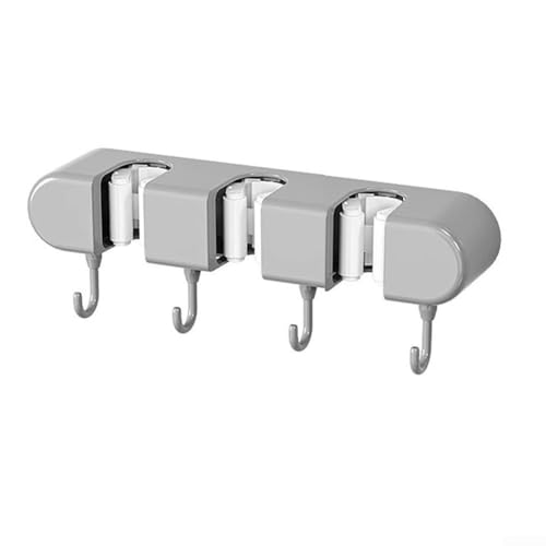 Wandmontierter Wischmopp-Clip für platzsparende Stanz-Installationsmethode (C) von Allthingstore