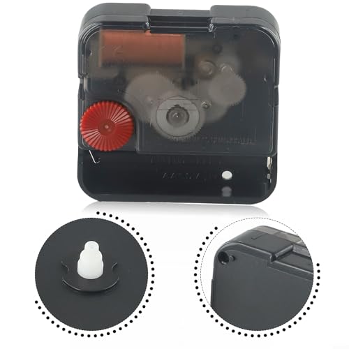 Wanduhr-Reparaturset, Quarz-Uhrwerk mit geräuschloser Funktion und mehreren Größen (20 mm Schaft (8,9 mm ohne Gewindeschaft) von Allthingstore