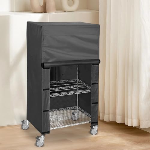 Wasserdichte Drahtregal-Abdeckung mit robusten Schnallen und Reißverschluss-Design für sicheren Schutz von Drahtregalen (76,2 x 35,6 x 137,2 cm) von Allthingstore