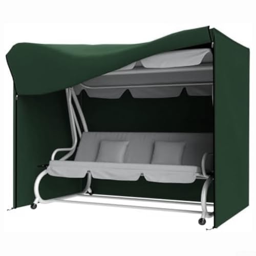 Wasserdichte Terrassenschaukelabdeckung für 3-Sitzer-Schaukelstuhl, UV-beständig und sichere Passform (190 x 71 x 117 cm) von Allthingstore