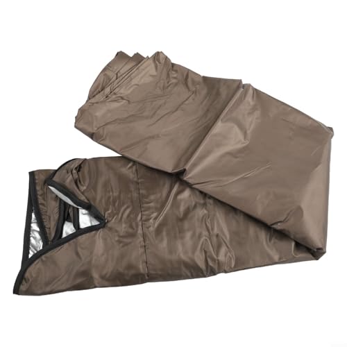 Wasserdichte Überdachung für den Garten, für Schaukelstuhl, 2- oder 3-Sitzer, leicht zu reinigen, Polyester (braun) von Allthingstore