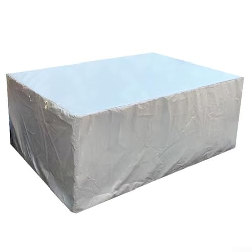 Wasserdichte rechteckige Terrassenmöbelabdeckung für Esstisch und Stühle im Freien mit UV-Schutz von Allthingstore