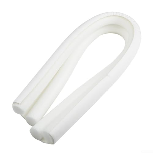 Wasserdichter Tür-Zugluftstopper, Dichtungsstreifen schützt vor Lufteintritt (weiß) von Allthingstore