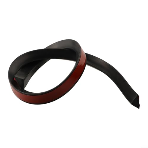 Wassereindämmungsstreifen für lockenlose Duschen, Silikondichtung für trockene und nasse Bereiche (schwarz, 80 cm) von Allthingstore