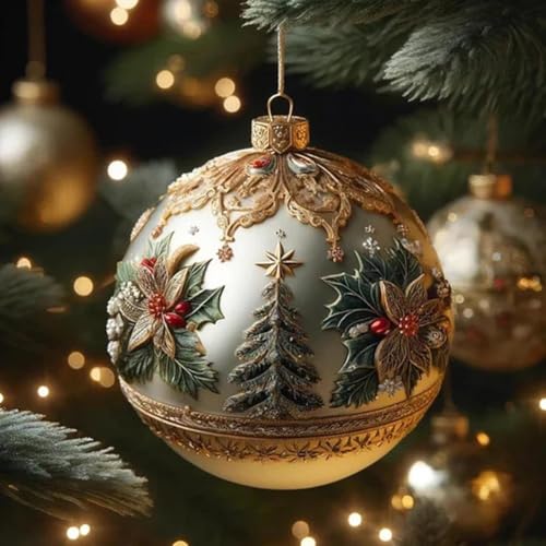 Weihnachts-Schneeflocken-Hängeornament aus Acryl, entworfen für Fenster, Baum, Tür, Wand, zur Verschönerung für festliche Feiertagsdekorationen (D) von Allthingstore