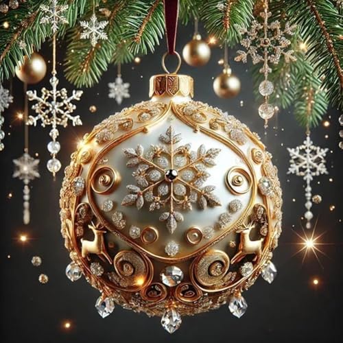 Weihnachts-Schneeflocken-Hängeornament aus Acryl, entworfen für Fenster, Baum, Tür, Wand, zur Verschönerung für festliche Feiertagsdekorationen (L) von Allthingstore