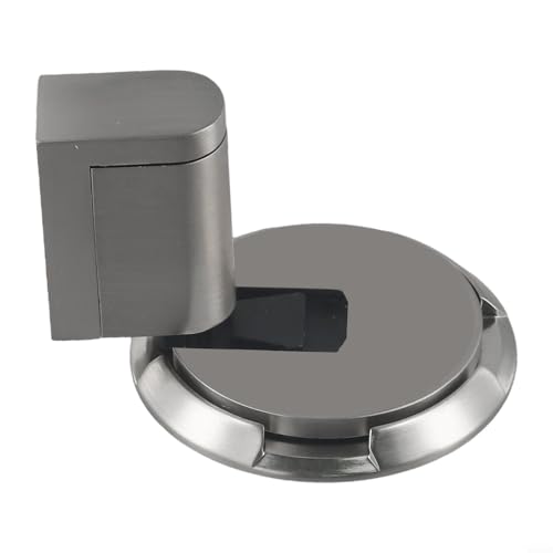 Winddichter Türstopper mit flexiblen Befestigungsmöglichkeiten für verschiedene Türtypen (gebürsteter Stahl) von Allthingstore