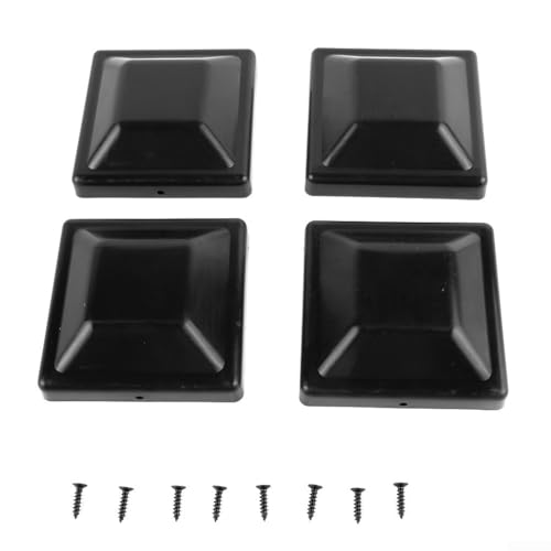 Zaunpfostenkappe für den Außenbereich, 10,2 x 10,2 cm, verhindert Wetterschäden an Holzzäunen (4 Stück) von Allthingstore