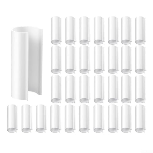 Zuverlässige 32-teilige Klemmen für Gewächshäuser und Unterstände für PVC-Rohre (12,7 mm) von Allthingstore