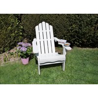 bellavista - Home & Garden®  Adirondack Gartensessel "Ben" weiß von bellavista