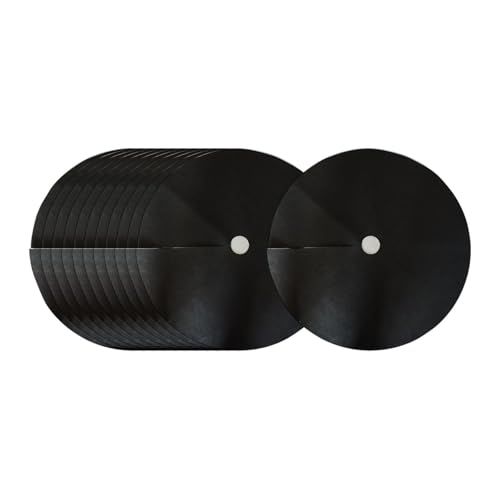 AlluraPet Baummulchring, Unkrautbarriere, rund, schwarz, Unkrautschutz, Mulchmatte für Terrasse, Gras, Gartenarbeit, Outdoor, Durchmesser 25 cm, 12 Stück AlluraPet Baummulchring, Unkrautbarriere, rund, schwarz, Unkrautschutz, Mulchmatte für Terrasse, Gras, Gartenarbeit, Outdoor, Durchmesser 25 cm, 12 Stück von AlluraPet