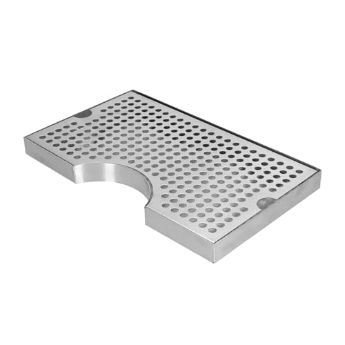 Bier-Tropfschale für Getränkespender, abnehmbare Reinigung, Edelstahl, 30,3 x 18 x 2,4 cm, Bar-Kaffeemaschinentablett Bier-Tropfschale für Getränkespender, abnehmbare Reinigung, Edelstahl, 30,3 x 18 x 2,4 cm, Bar-Kaffeemaschinentablett von AlluraPet