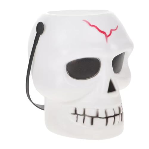 Süßigkeiten-Eimer für Halloween, Süßigkeiten-Eimer mit Griff, Mehrzweck-Süßigkeiten-Behälter für Partys, Zuhause, Dekorationen, 15 x 14 x 11,5 cm von AlluraPet