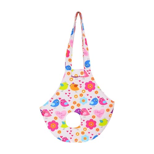 Tragetasche für Hühner, Leinen, Geflügel, Handtasche, Transporthalter für sicheres Tragen von Hühnern, Enten während Besuchen, Reisen, 65 x 37,5 cm, mehrfarbig B von AlluraPet