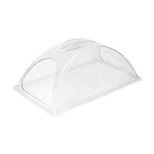 Transparente Kuchenständer-Abdeckung, transparenter Display-Deckel für Servierplatte, Bäckerei, Dessert, 54 x 33 x 18 cm Transparente Kuchenständer-Abdeckung, transparenter Display-Deckel für Servierplatte, Bäckerei, Dessert, 54 x 33 x 18 cm von AlluraPet