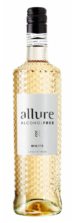 Allure Weißwein Cuvee halbtrocken entalkoholisert 0,75 l von Allure