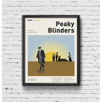 Peaky Blinders Print - Poster/Bild Wandkunst Home Decor Geschenk Retro Birmingham Tommy Shelby von AllusPrints