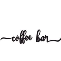 Kaffee Bar Schild, Wand Kunststoff Geschenk Für Liebhaber, Ecke Dekoration von Allygami