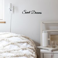 Sweet Dreams Schild, Kunststoff Wandschild, Schlafzimmer/Kinderzimmer Einweihungsgeschenk von Allygami