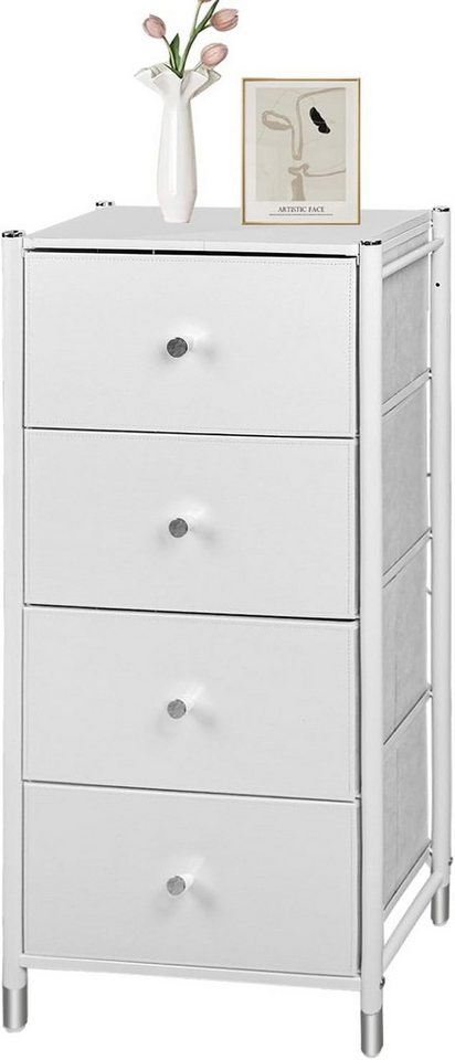 Allyson Kommode Stoffschublade 98x46cm, Stoffkommode für Wohnzimmer & Badezimmer, Stoffschublade von Allyson