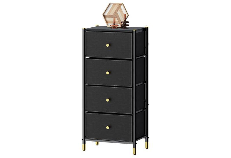 Allyson Kommode Stoffschublade 98x46cm, Stoffkommode für Wohnzimmer & Badezimmer, Stoffschublade von Allyson