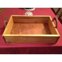 Aufgearbeiteten Holz Tablett Serviert von AllywoodDesign