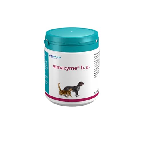 almapharm Almazyme h.a. Pulver | 500 g | Ergänzungsfuttermittel für Hunde und Katzen | Bei Nahrungsunverträglichkeiten | Vitalstoffe für optimalen Nahrungsaufschluss almapharm Almazyme h.a. Pulver | 500 g | Ergänzungsfuttermittel für Hunde und Katzen | Bei Nahrungsunverträglichkeiten | Vitalstoffe für optimalen Nahrungsaufschluss von almapharm