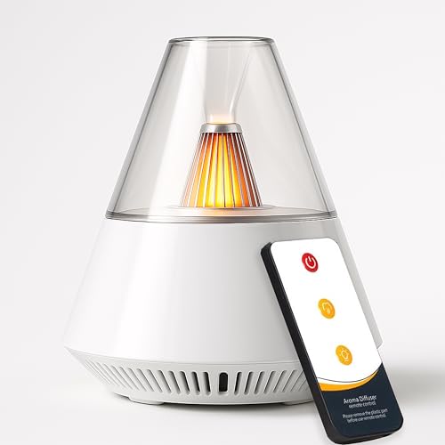 ALMA® Aroma-Diffusor – Duftöl Ultraschall-Raumbefeuchter für Ätherische Öle mit LED-Licht – Intelligente Aromatherapie, Leise Verwendbarkeit, 16h Dauerbetrieb, Inkl. Fernbedienung von Alma