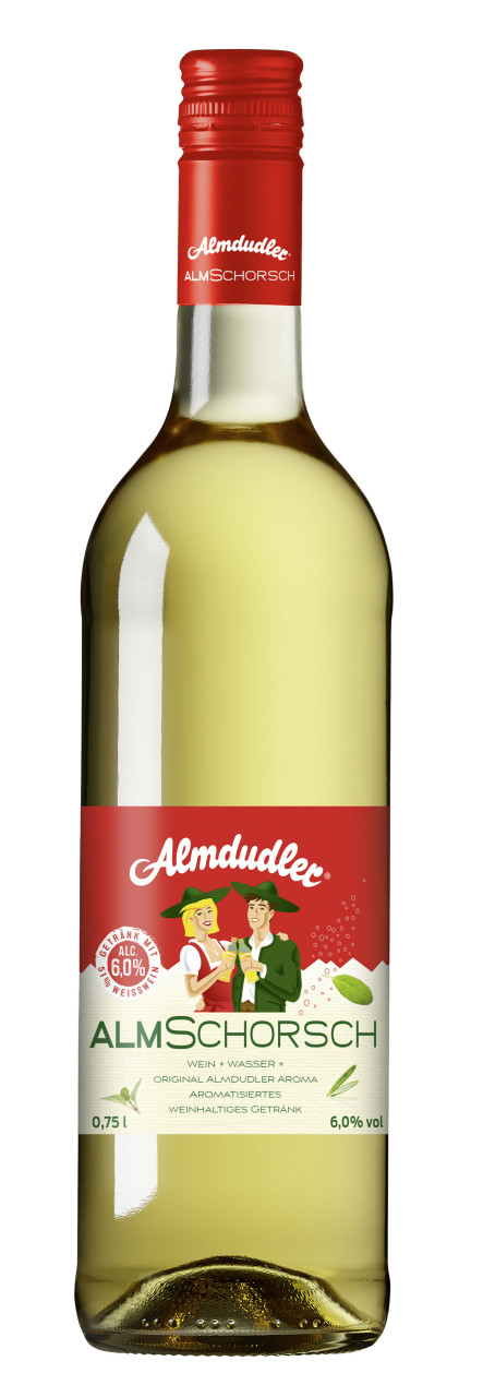 Almdudler Almschorsch Weiss Weinschorle + Kräuter 1 x 0,75 l von Almdudler