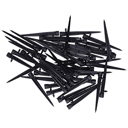 360 Grad einstellbare Bewässerung Dripper 8-Loch-Gartensprinkler 50pcs für Garten Rasene Gewächshaus von Almeigrity