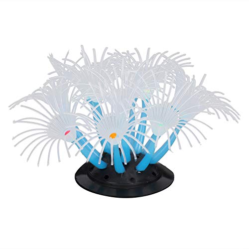 Almeigrity Künstliche Sonnenblume Silikonsimulationswasserpflanze Aquarium Fischtank Dekoration (Blau) von Almeigrity