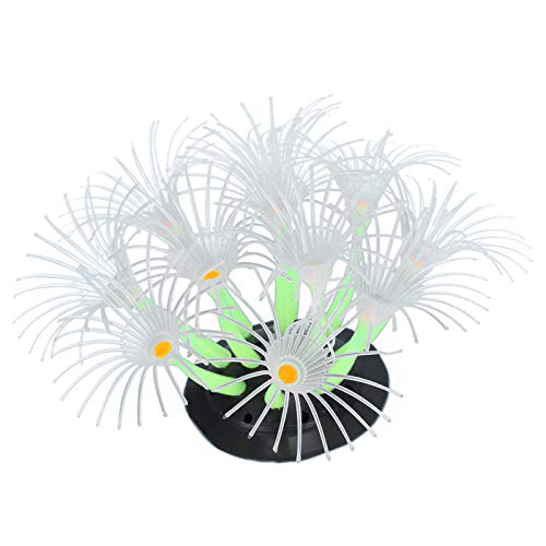 Almeigrity Künstliche Sonnenblume Silikonsimulationswasserpflanze Aquarium Fischtank Dekoration (Gelb) von Almeigrity